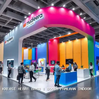 Booth Pameran Indoor Batu