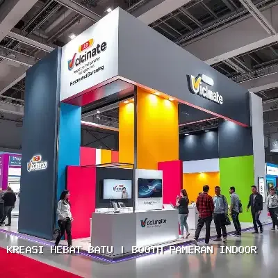 Booth Pameran Indoor Batu