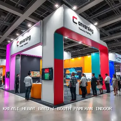 Booth Pameran Indoor Batu