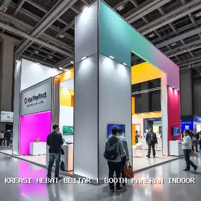 booth pameran indoor Blitar