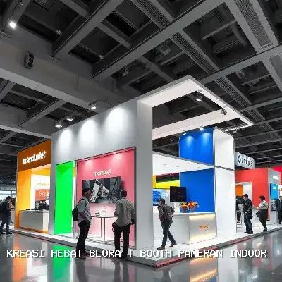 booth pameran indoor Blora