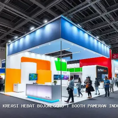 booth pameran indoor Bojonegoro
