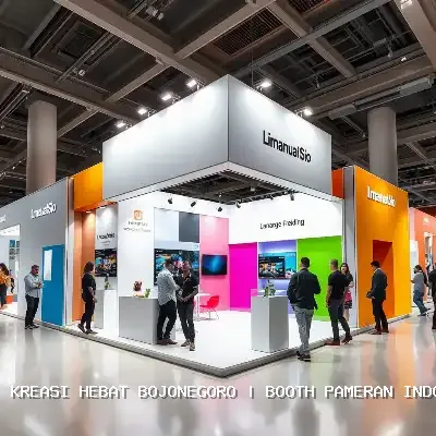Booth Pameran Indoor Bojonegoro