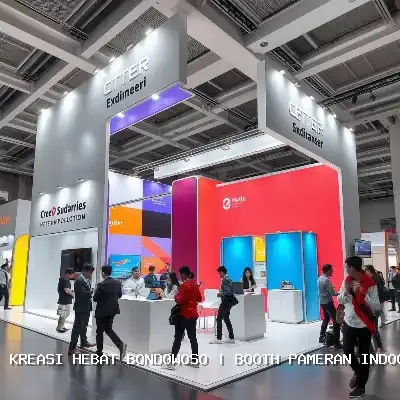 booth pameran indoor Bondowoso