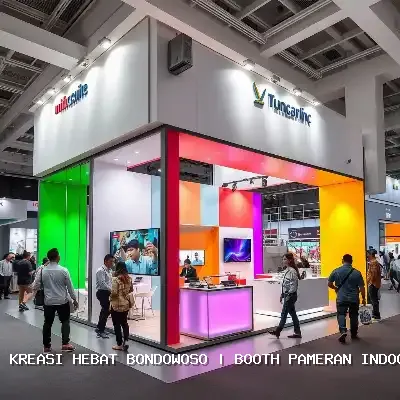 Booth Pameran Indoor Bondowoso
