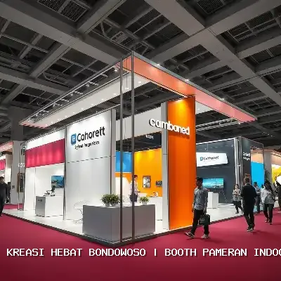 Booth Pameran Indoor Bondowoso