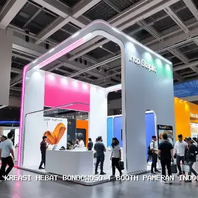 Booth Pameran Indoor Bondowoso