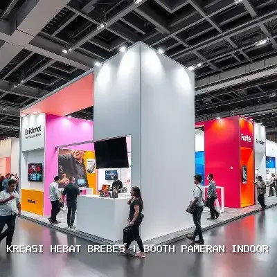 booth pameran indoor Brebes
