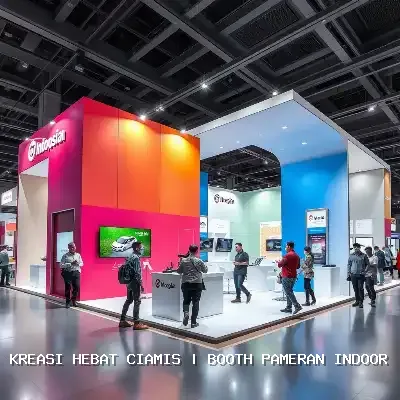 Booth Pameran Indoor Ciamis untuk Branding Visual yang Mengesankan