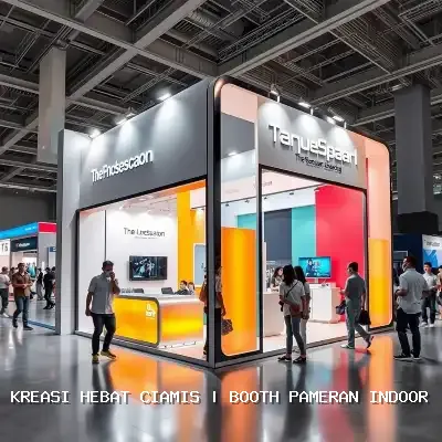 Booth Pameran Indoor Ciamis untuk Branding Visual yang Mengesankan