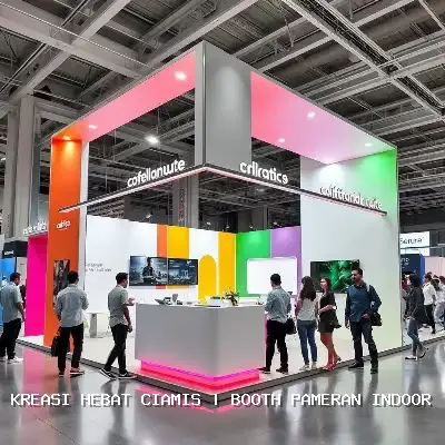 Booth Pameran Indoor Ciamis untuk Branding Visual yang Mengesankan