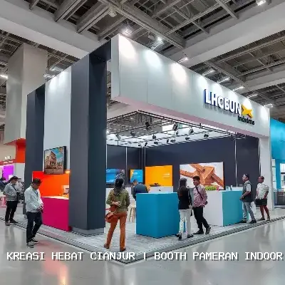 booth pameran indoor Cianjur