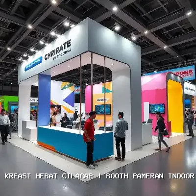 booth pameran indoor Cilacap