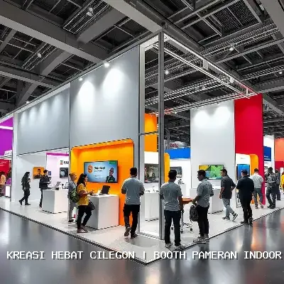 booth pameran indoor Cilegon