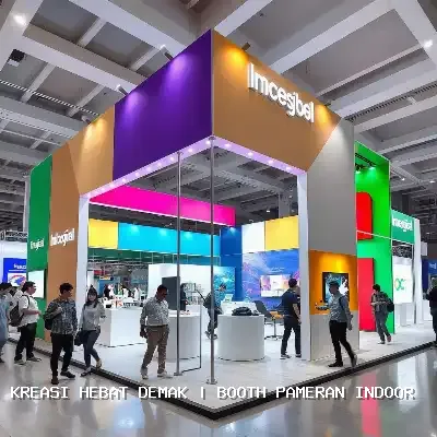 Booth Pameran Indoor Demak yang Mengesankan