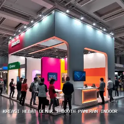 Booth Pameran Indoor Demak yang Mengesankan