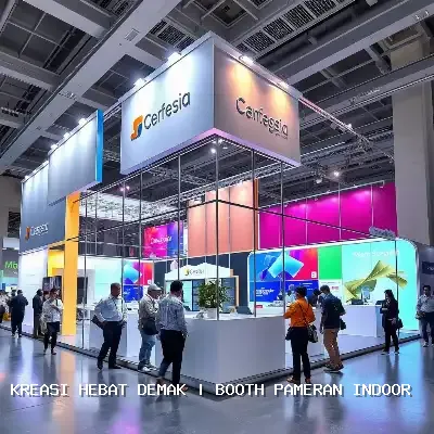 Booth Pameran Indoor Demak yang Mengesankan