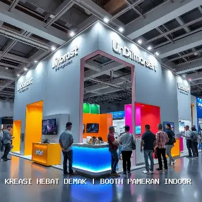 Booth Pameran Indoor Demak yang Mengesankan