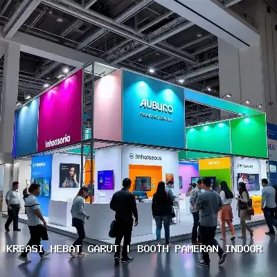 booth pameran indoor Garut