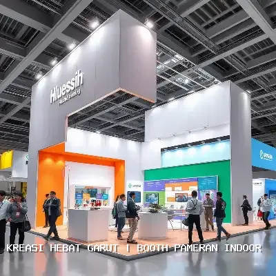 Booth Pameran Indoor Garut: Desain Custom & Finishing Rapi