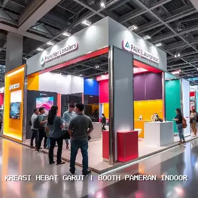 Booth Pameran Indoor Garut: Desain Custom & Finishing Rapi