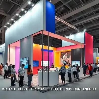 booth pameran indoor Gresik