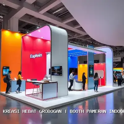 booth pameran indoor Grobogan