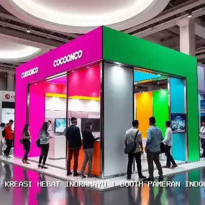 Booth Pameran Indoor Indramayu: Desain Custom & Finishing Rapi