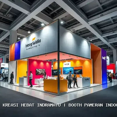 Booth Pameran Indoor Indramayu: Desain Custom & Finishing Rapi