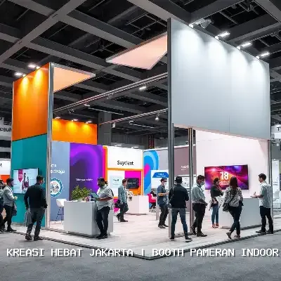 booth pameran indoor Jakarta