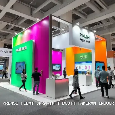 Booth Pameran Indoor Jakarta: Desain Custom & Finishing Rapi