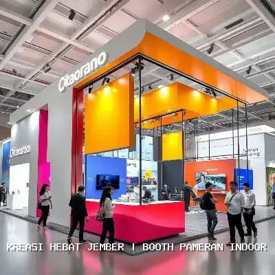 booth pameran indoor Jember