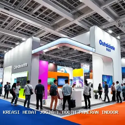 booth pameran indoor Jogja