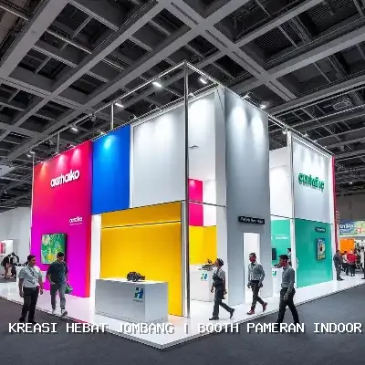 Booth Pameran Indoor Jombang – Desain Custom & Finishing Rapi
