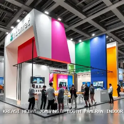 Booth Pameran Indoor Jombang – Desain Custom & Finishing Rapi