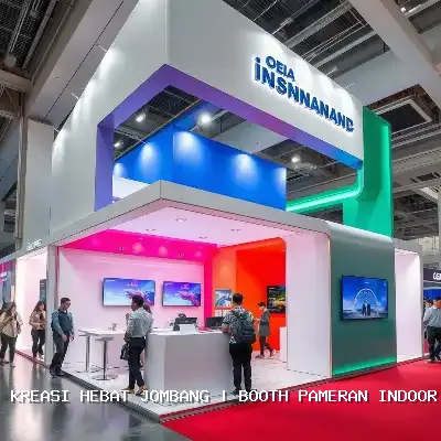 Booth Pameran Indoor Jombang – Desain Custom & Finishing Rapi