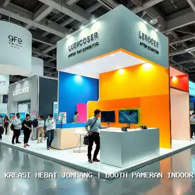 Booth Pameran Indoor Jombang – Desain Custom & Finishing Rapi