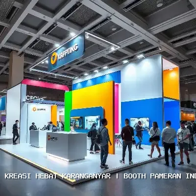 booth pameran indoor Karanganyar