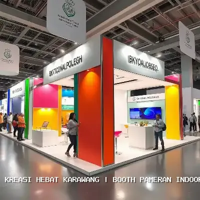 Booth Pameran Indoor Karawang – Desain Custom & Finishing Rapi