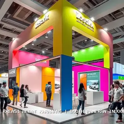 Booth Pameran Indoor Karawang – Desain Custom & Finishing Rapi