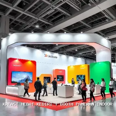 booth pameran indoor Kediri