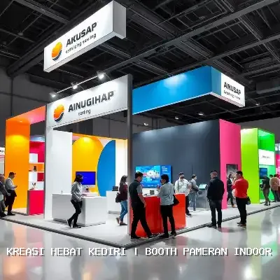 Booth Pameran Indoor Kediri