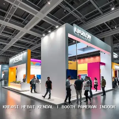 Booth Pameran Indoor Kendal – Desain Eksklusif dan Finishing Rapi