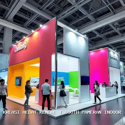 Booth Pameran Indoor Kendal – Desain Eksklusif dan Finishing Rapi