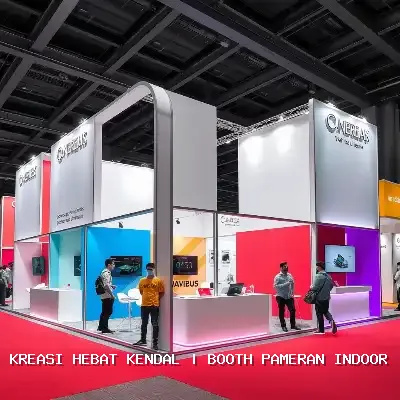 Booth Pameran Indoor Kendal – Desain Eksklusif dan Finishing Rapi