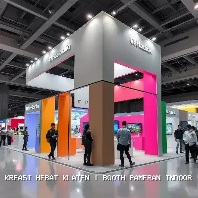 booth pameran indoor Klaten