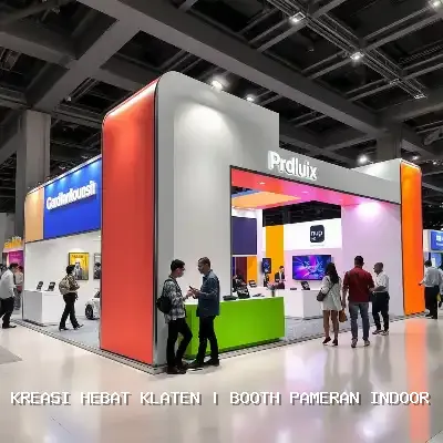 Booth Pameran Indoor Klaten