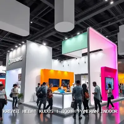 booth pameran indoor Kudus