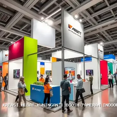 Booth Pameran Indoor Kuningan: Desain Custom & Finishing Rapi