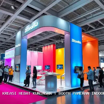 Booth Pameran Indoor Kuningan: Desain Custom & Finishing Rapi